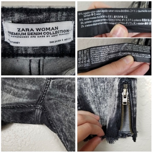 EUC Zara Acid Wash Skinny Jeans - Picture 6 of 6